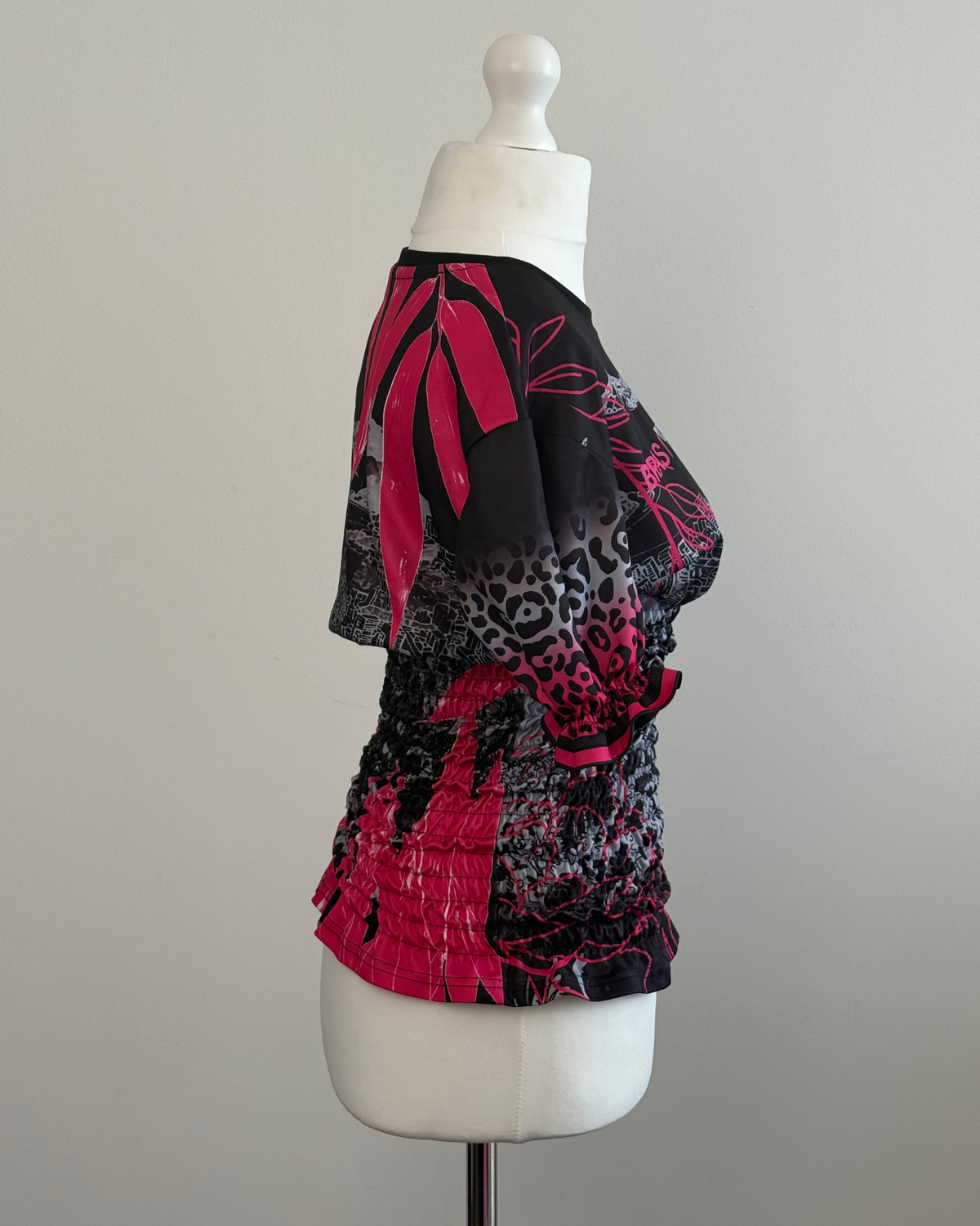Brazil Printed Shirred Jersey