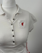 White Laddered Lace Polo