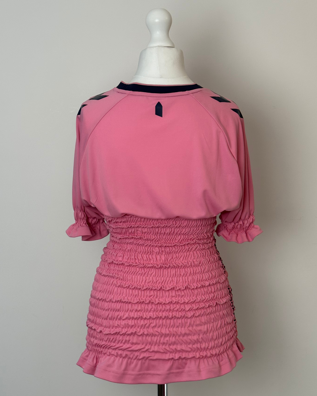 Shirred Pink Jersey