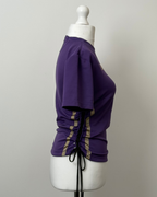 Purple Laddered Laced Jersey