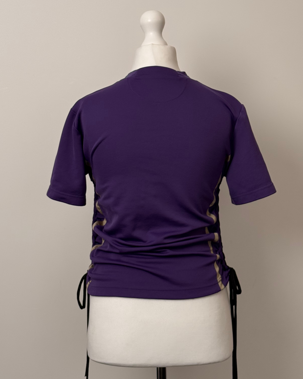 Purple Laddered Laced Jersey