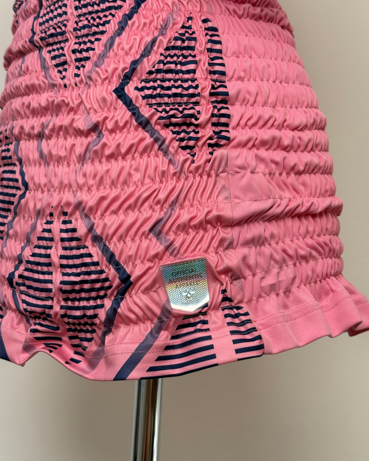 Shirred Pink Jersey